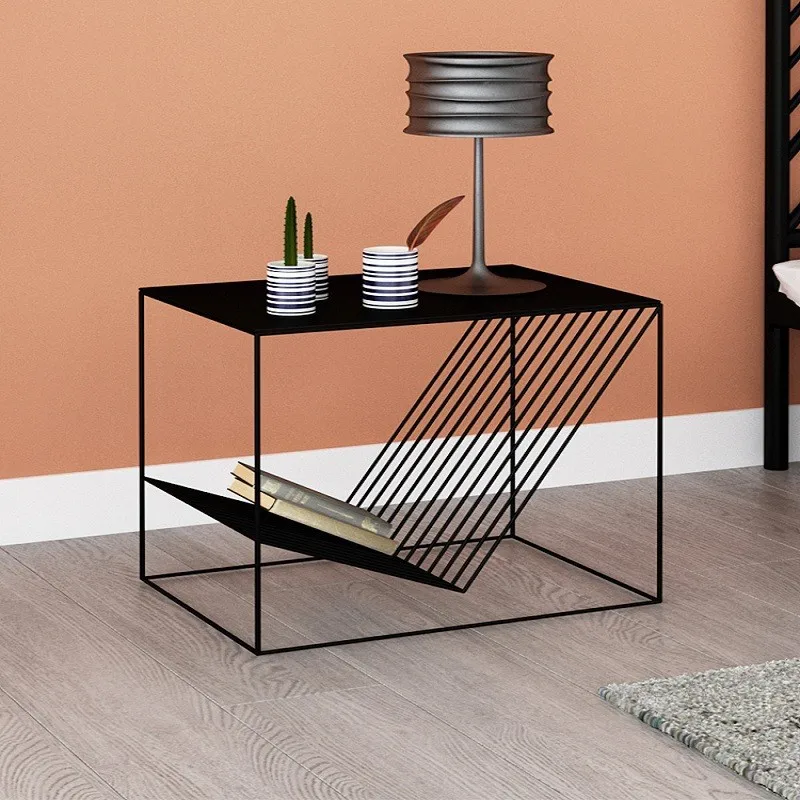 K Star Light Luxury Post Modern Side Table Simple Metal Side Cabinet Nordic Style Ins Popular Ironwork Small And Economical