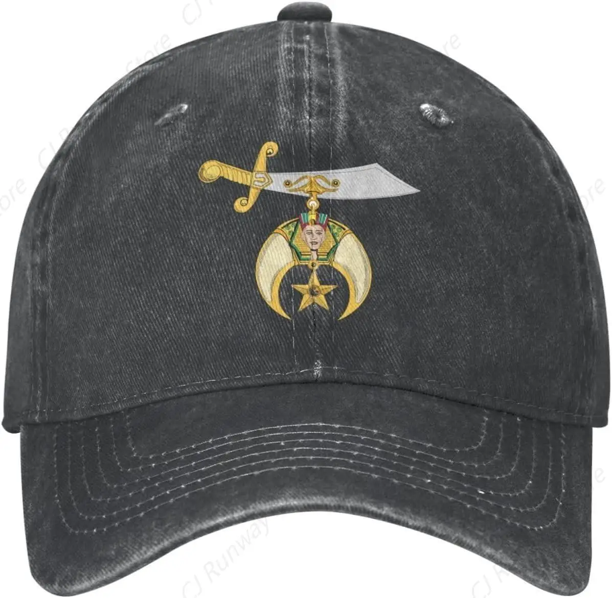 Masonic Shriner Baseball Cap Golf Dad Hat Adjustable Unconstructed for Men Women