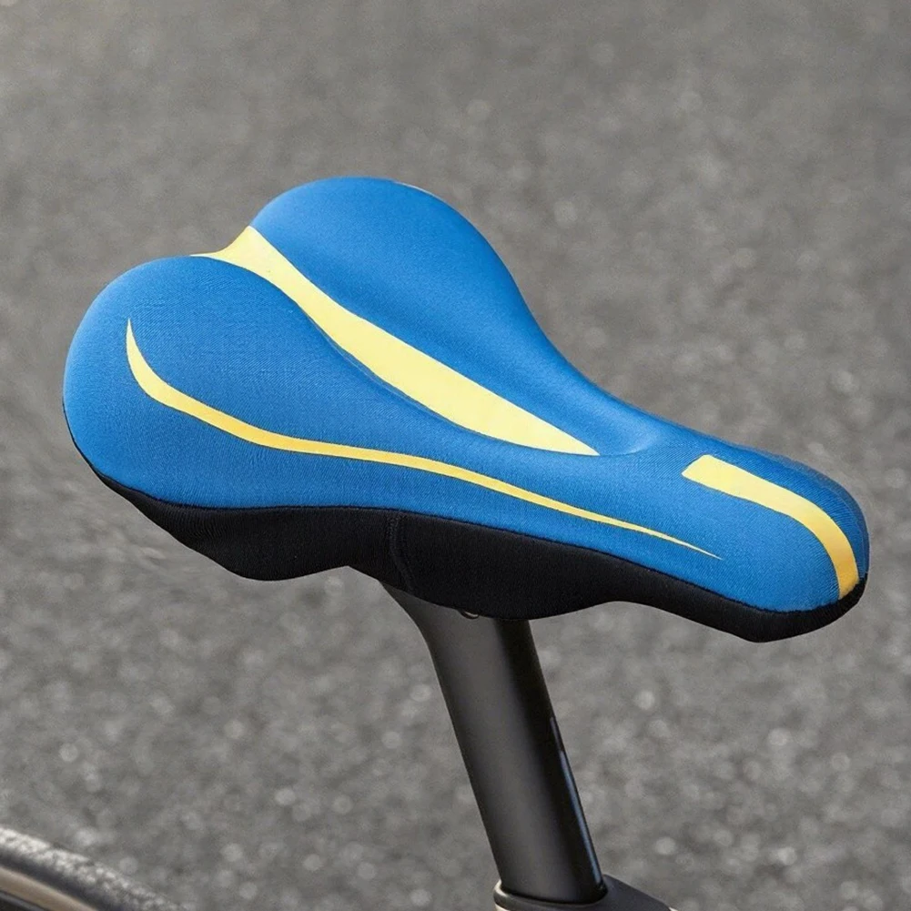 Silicone Bicycle Seat Cover Thickened Sponge Cushion With Anti Slip Texture And Ventilation Hollow For Mountain Road Bike view 5