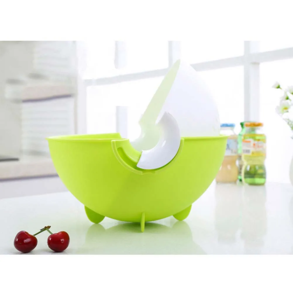 

2-In-1 Large Colander Bowl Set Detachable Kitchen Strainer For Draining Pasta Vegetables Fruits Washing Salad Leaves Bpa Free Pp