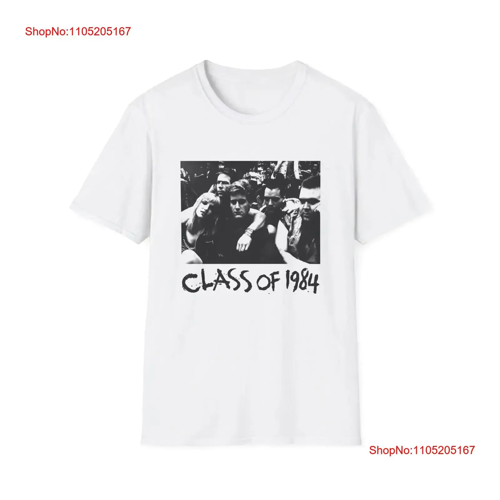 class of 1984 movie poster T Shirt vintage Washed graphic Top For Everyday Wear Stylish Versatile Comfortable Stretched fashion