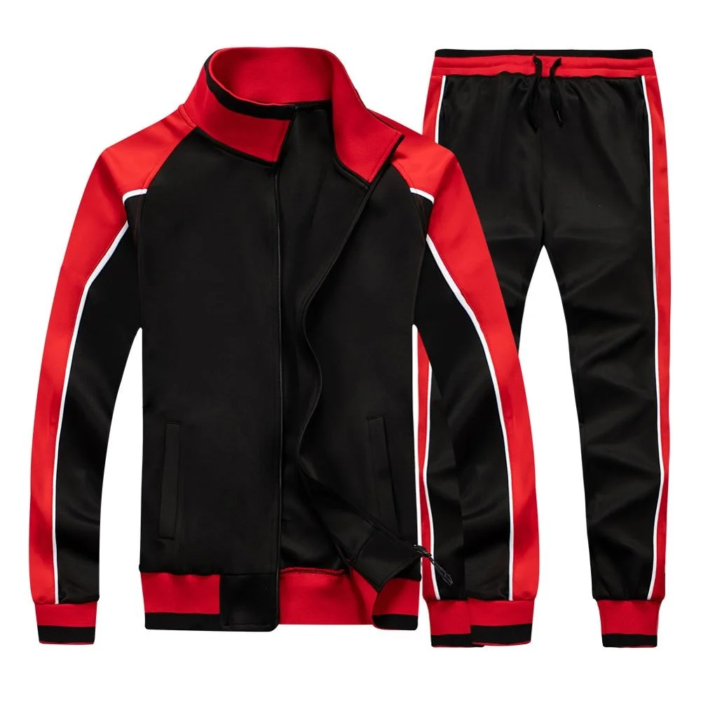 2022 New Casual Tracksuit Men Autumn Zipper Jackets+Pants Suits 2 Pieces Sets Male Slim Sportswear Fashion 2PCS Men\'s Streetwear