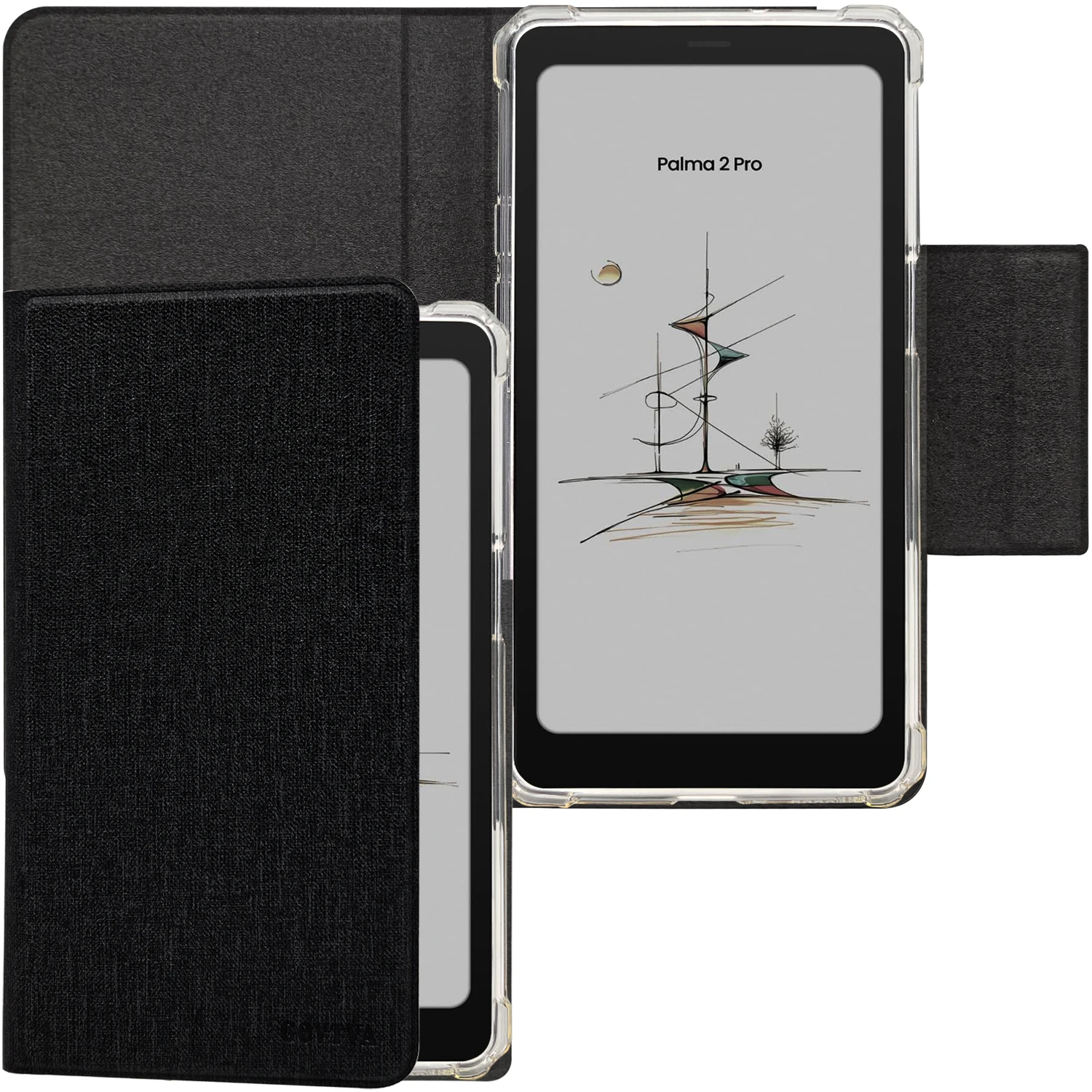Onyx Boox Palma2 Pro (2025)用2in1マグネット式着脱フリップケース