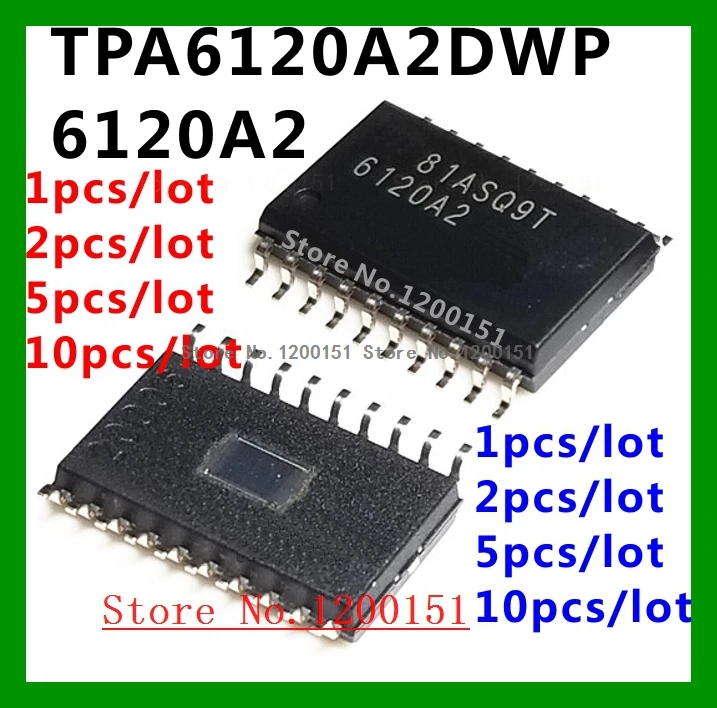 TPA6120A2DWPR TPA6120A2DWP 6120A2 SOP20