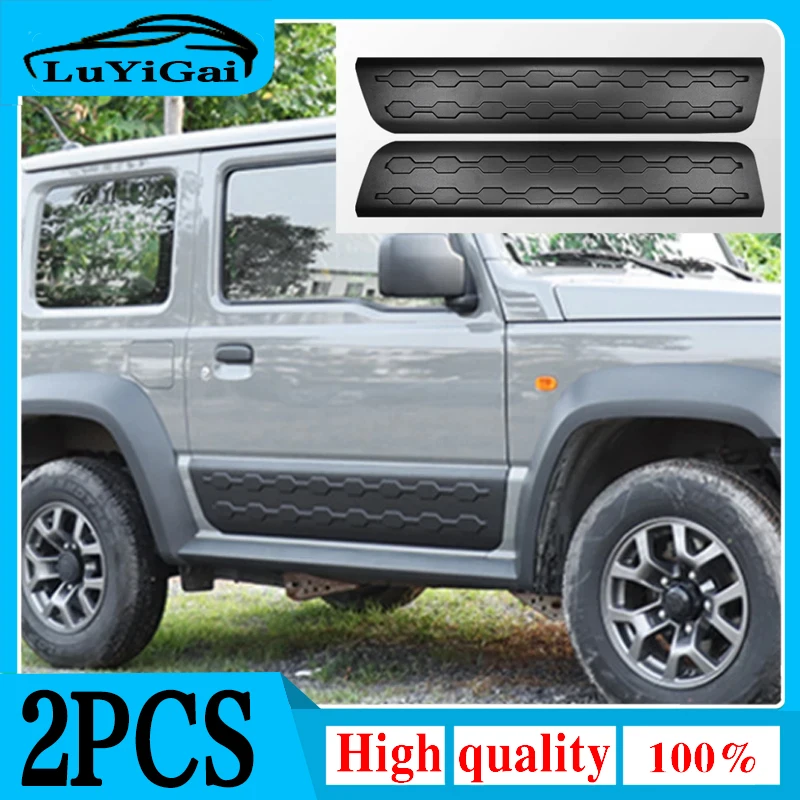 

Body Exterior Side Door Protect Trim Strip Cover For Suzuki Jimny JB64 JB74 2019-2023 High Quality ABS Refits Accessories