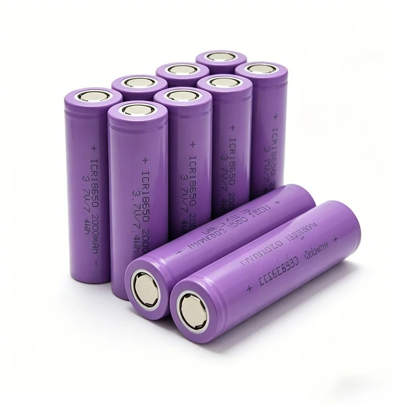 New 18650 Rechargeable Lithium Battery 3.7V Large Capacity 2000mAh Flashlight Battery Pointer Doorbell Electric Toothbrush