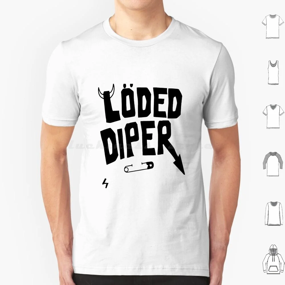 Loded Diper Pour T Shirt Big Size 100% Cotton Loded Diper Pour