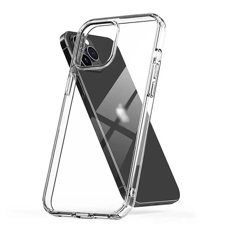 Clear Ultra Thin Silicone Soft Case For iPhone 12 13 14 15 16 Pro Max Mini XS X XR 7 8 6S 6 Plus Back Transparent Cover Funda