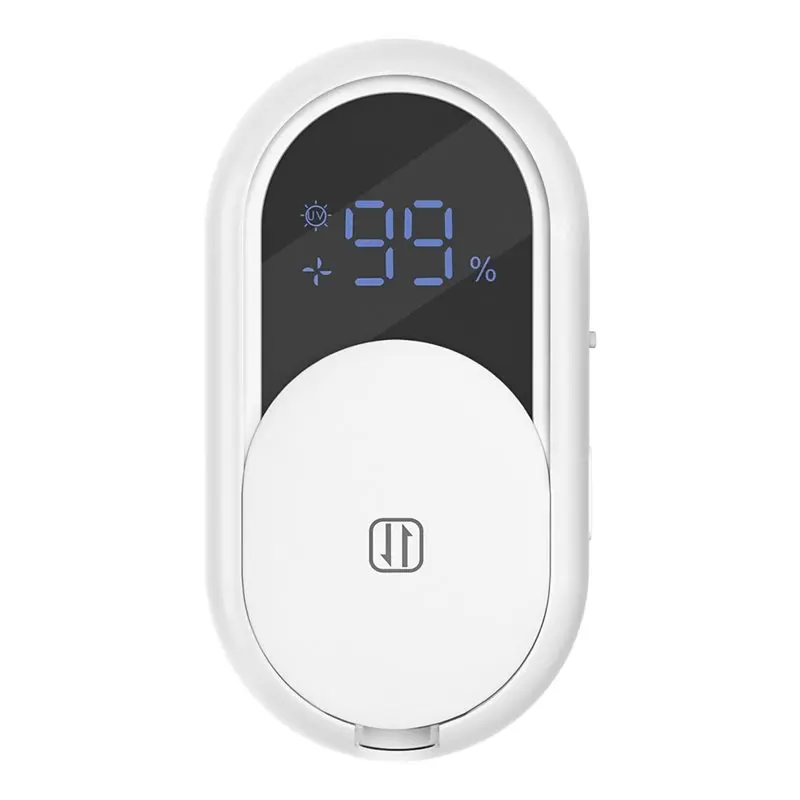 A69ELED Smart Screen Toothbrush Sanitizer Holder Auto Light For Bathroom Cleaning And Air Drying Mirror Wall Mounted