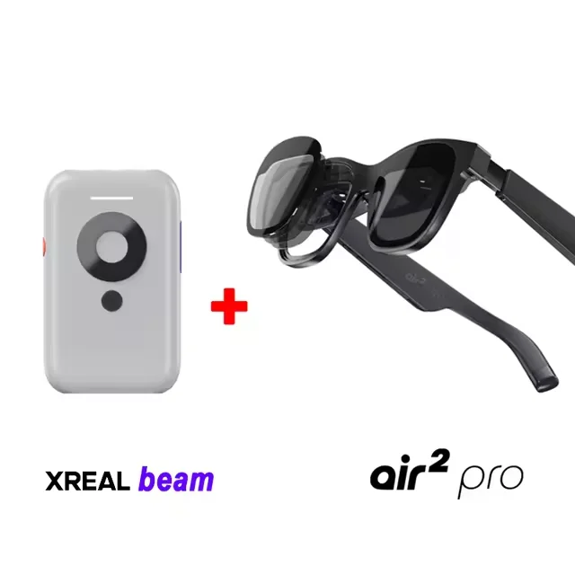 

Очки XREAL Air 2 Pro Nreal Air Smart AR, портативный гигантский экран, 1080p, просмотр, мобильный компьютер HD, частный экран 130 дюйма