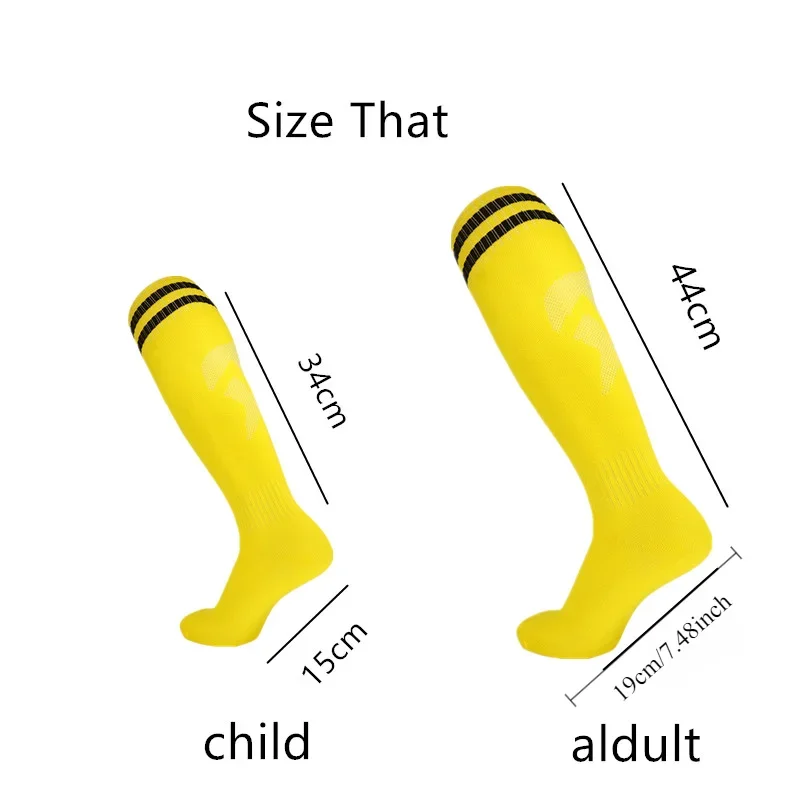 Children adult Football Sports Socks Long Knee Kids Legging Stockings Soccer Baseball Ankle Adults Children fitness Sports Socks