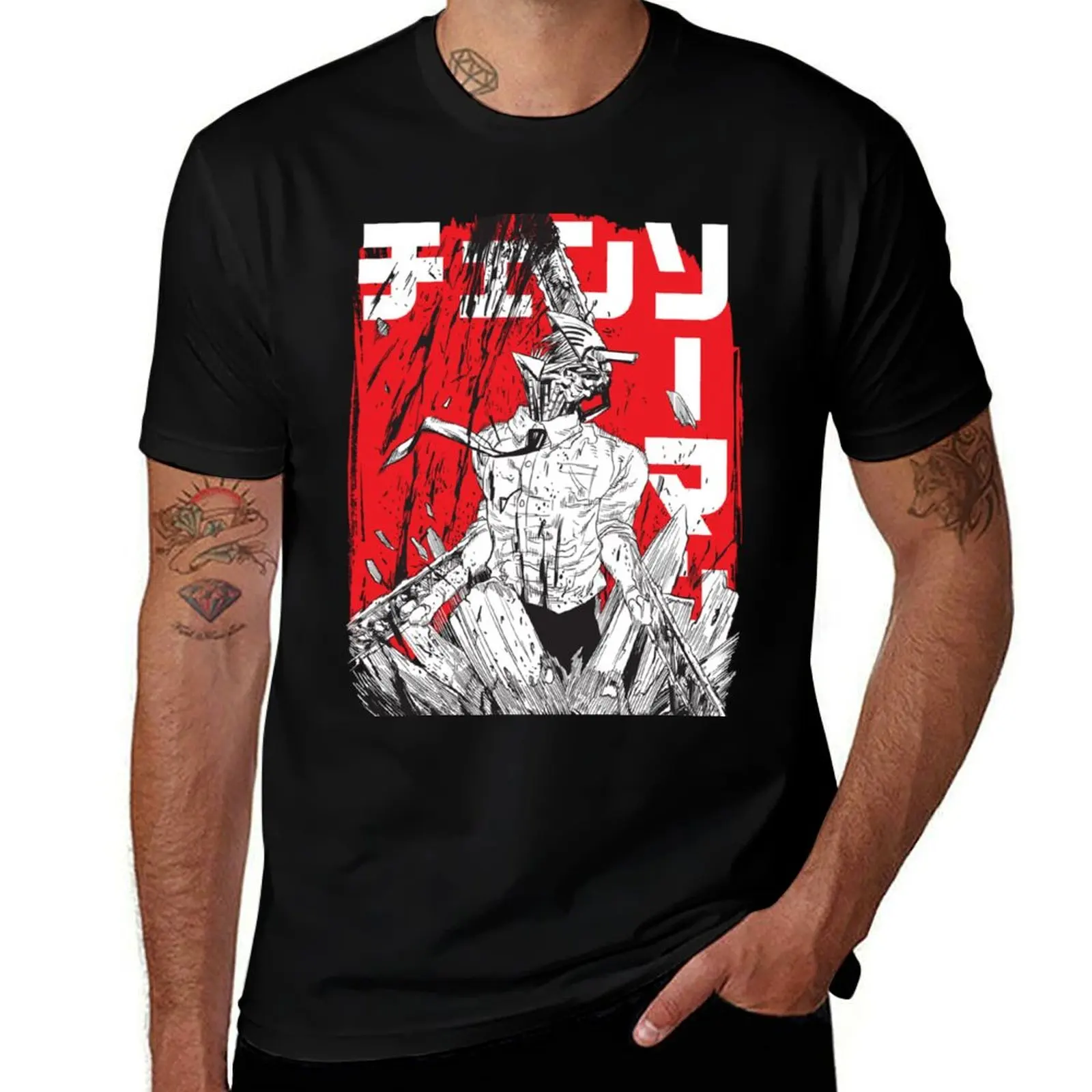 

Chainsaw warrior T-Shirt t shirts for man pack white cotton t shirt man mens graphic t shirts T-Shirt