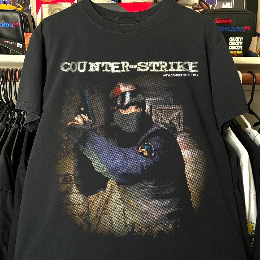 Retro Gaming T Shirts - ヴィンテージ 1999 カウンターストライク 1.6 プロモ Tシャツ