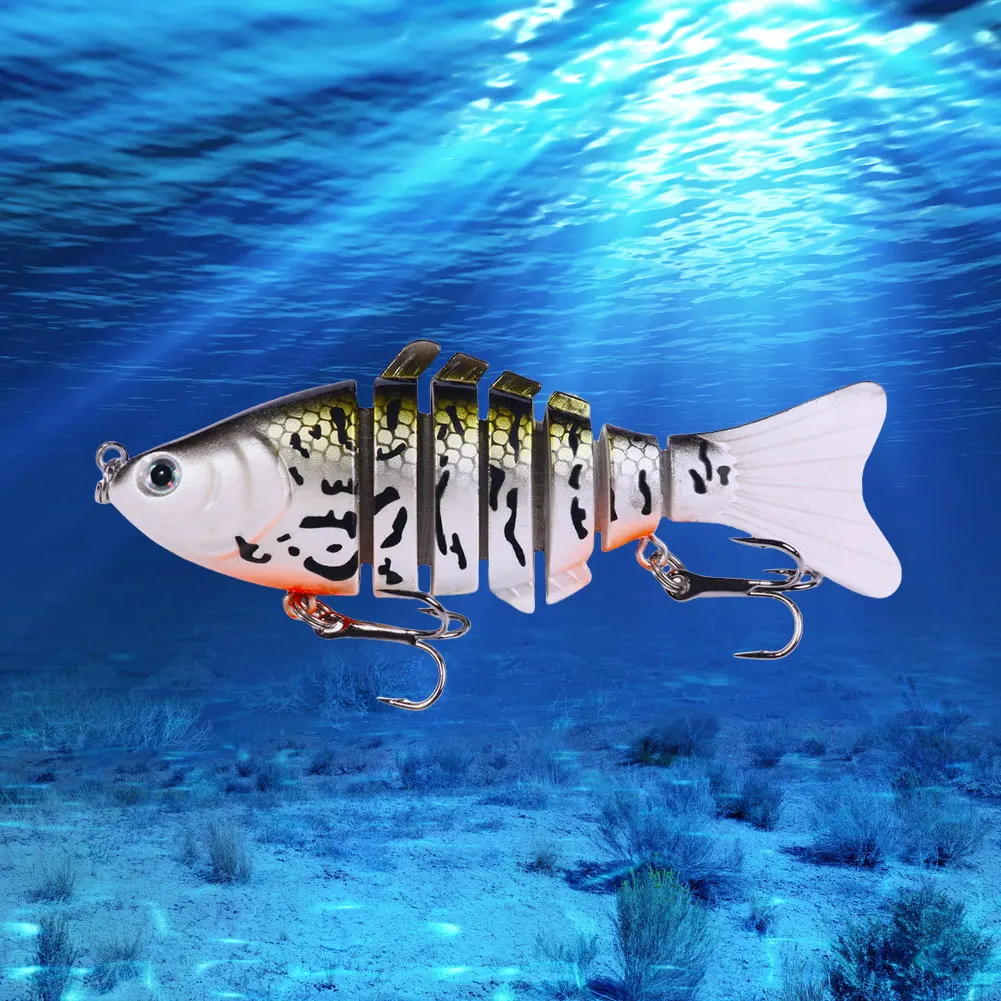 

5 шт. тонущие воблеры, рыболовные приманки, реалистичные многосекционные жесткие приманки, воблеры, инструменты для ловли щуки и карпа