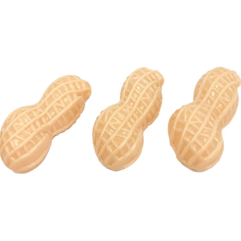 Novedad juguete sensorial Mini juguete realista para apretar maní juguete de silicona Fidget dibujos animados 3D TPR juguete de descompresión de pellizco de rebote lento