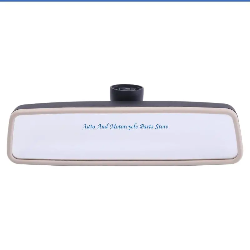 P9FD Vehicle Interior Mirror 18D857511A, Direct Replacement with Injection-Molded Housing and Centered Rear Mounting Stem