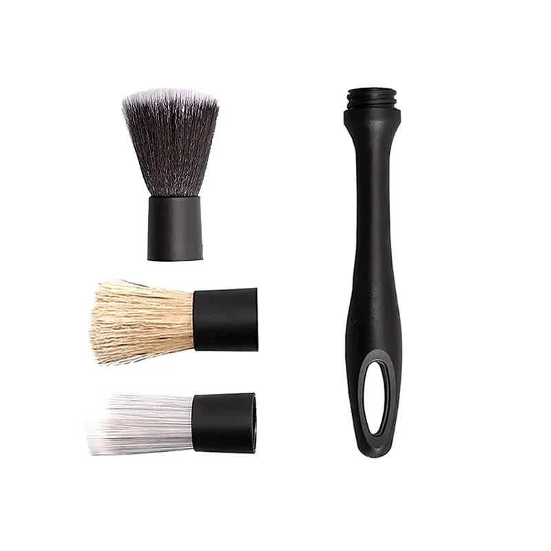 3pcs Cleaning Brush Car Air Conditioning Vent Clean Crevice Sweep Dust Duster Car Interior with Brush Car Wash Tool Set image 5