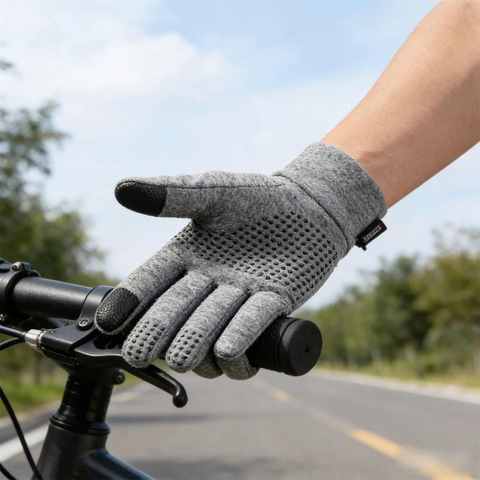USB Heating Gloves Winter Windproof Touchscreen Fleece Lined for Men Women Motorcycle Riding Skiing Driving