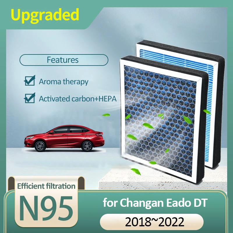 Activated Carbon Air Filter for Changan Eado DT 2018 2019 2020 2021 2022 Air Conditioner Filter Car Accessories Auto Parts Tools