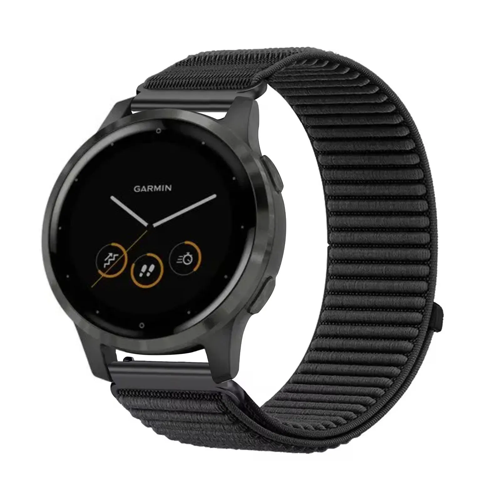 

Nylon Bands for Garmin Vivoactive 4S/Vivoactive 3S Band, Elastic Soft Velcro Nylon Strap