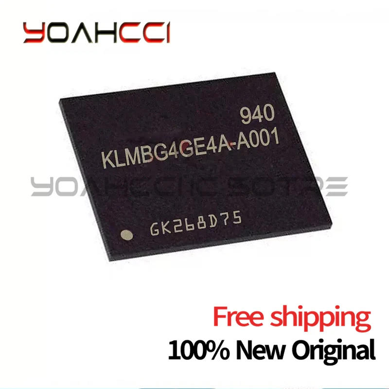 (1-10piece)100% New Original KLMBG4GE4A-A001 32G EMMC BGA KLMBG4GE4A A001 Free shipping