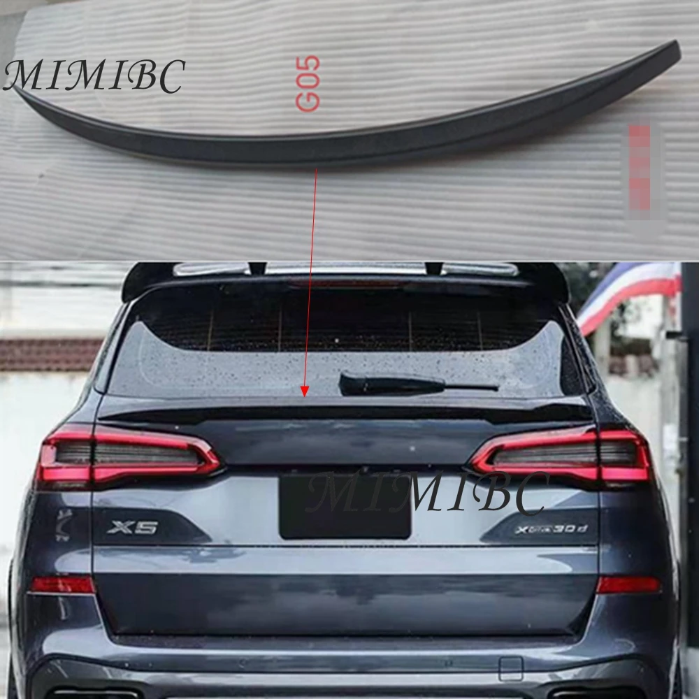 

FOR BMW X5 G05 Pre Facelift Rear Trunk Spoiler Wing Real carbon fiber Tail Gate Trunk Window Center Splitter Diffuser Lip Tuning