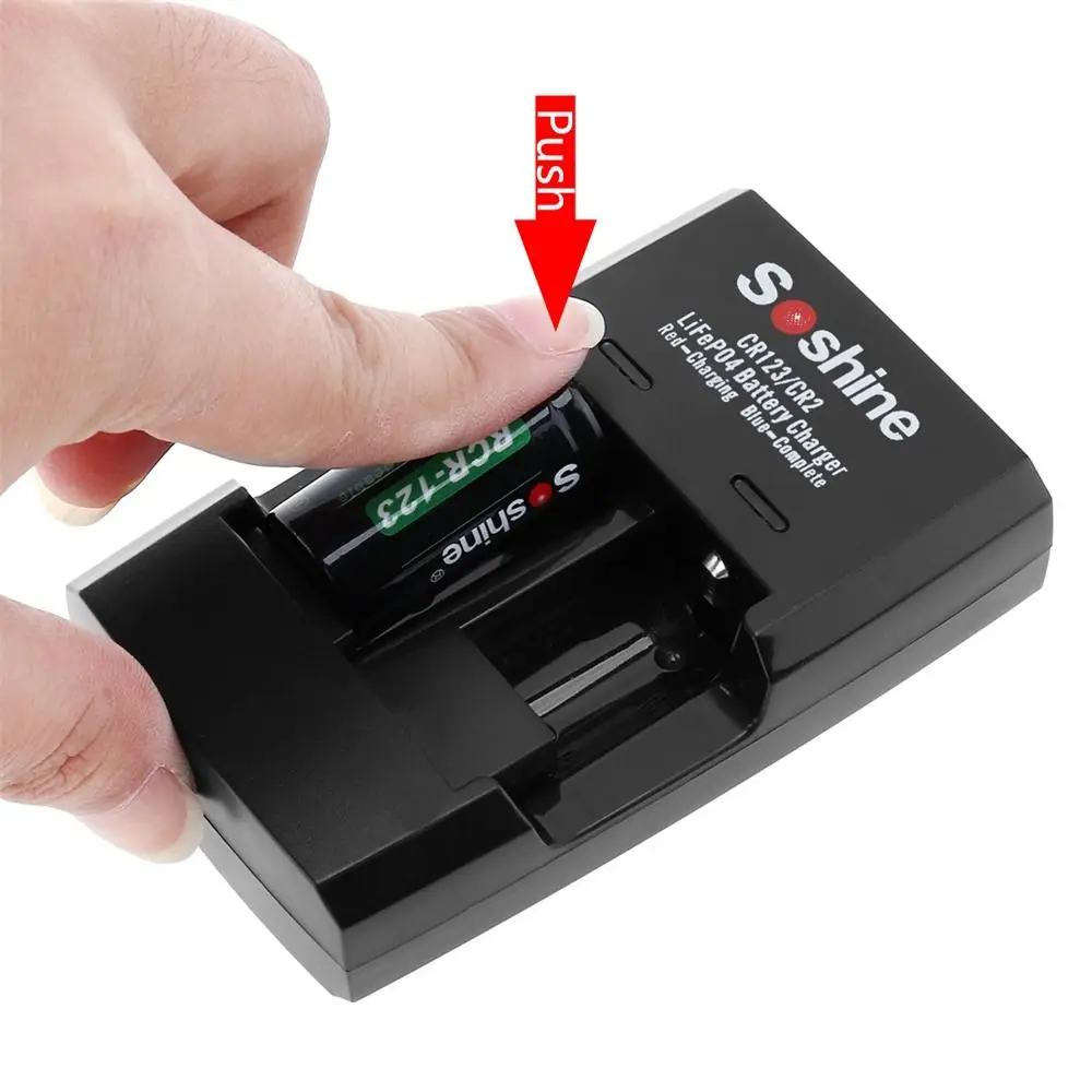 Прочное Зарядное Устройство 14250 CR123 /CR2 15266 USB-Зарядное Устройство С Двойным Зарядным Устройством Литиевая Батарея