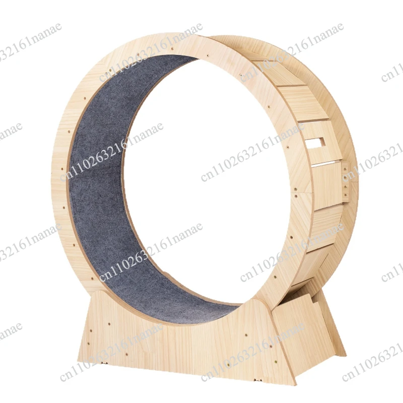 Pet dog cat treadmill ring fleece pad fitness roller silent sports running wheel furniture high fiber board cat climbing frame