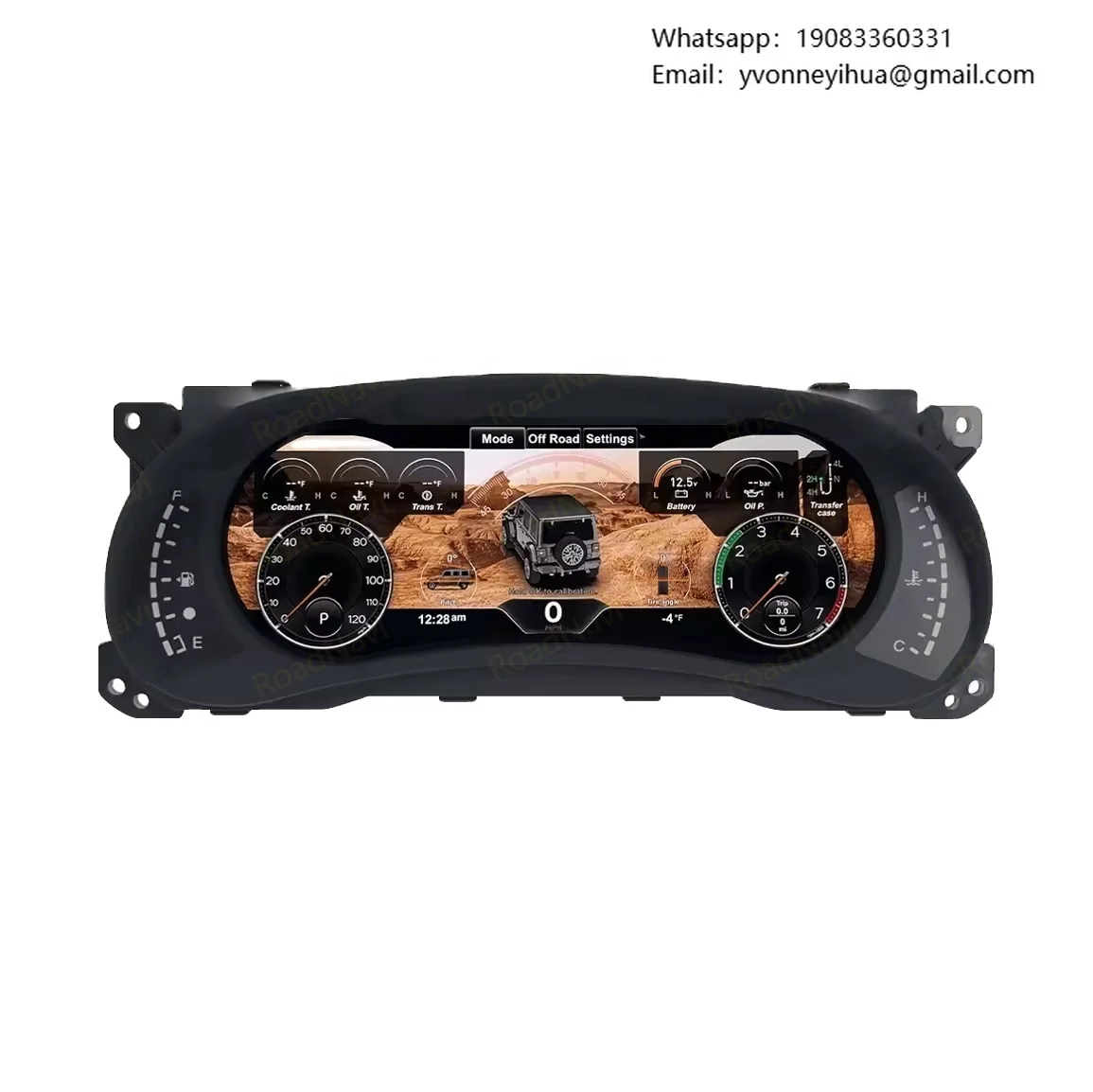 

RoadNavi Android Car Radio Auto Speedometer Instrument Dashboard Jeep Wrangler 3 JK 2011-2018