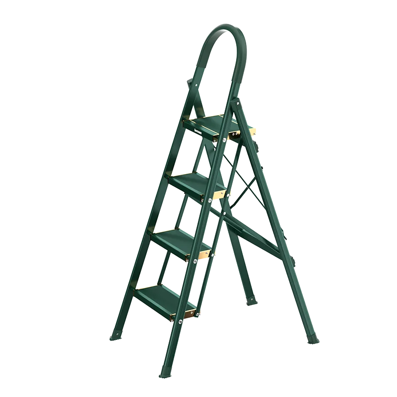 

Ba Fen ladder household aluminum alloy telescopic herringbone ladder thickened folding multifunctional portable five-step stairc