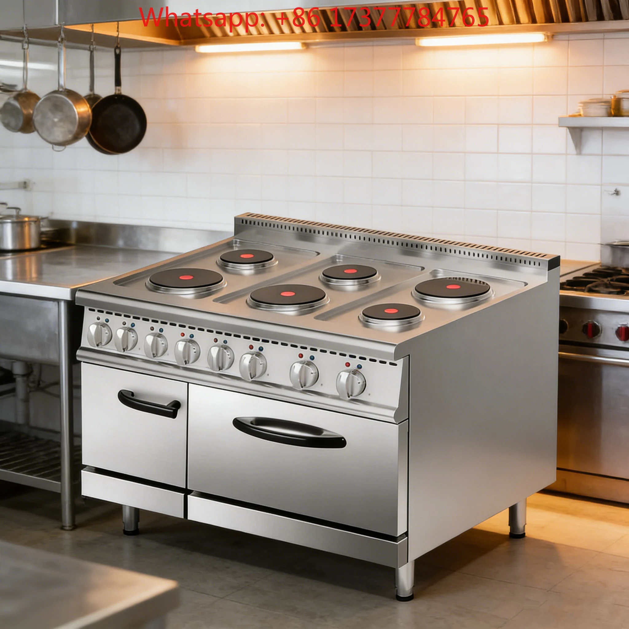 

Коммерческая электрическая плита из нержавеющей стали на 6 конфорок, 18.8 кВт, гарантия 1 год, 150-300 кг