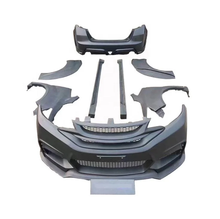 forAuto Part  Wide Car Bumper Body Kit for 2014-2018 HONDA FIT GK5