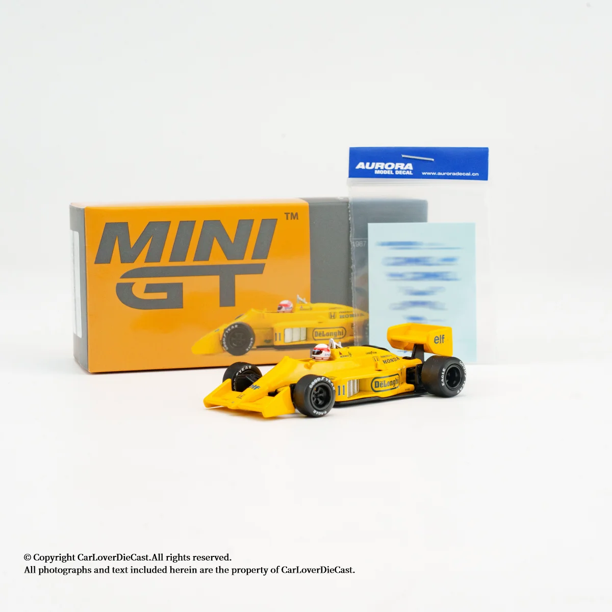 Diecast MINIGT 1:64 Scale Lotus 99T #11 Satoru Nakajima 1987 Monaco Alloy Car Model