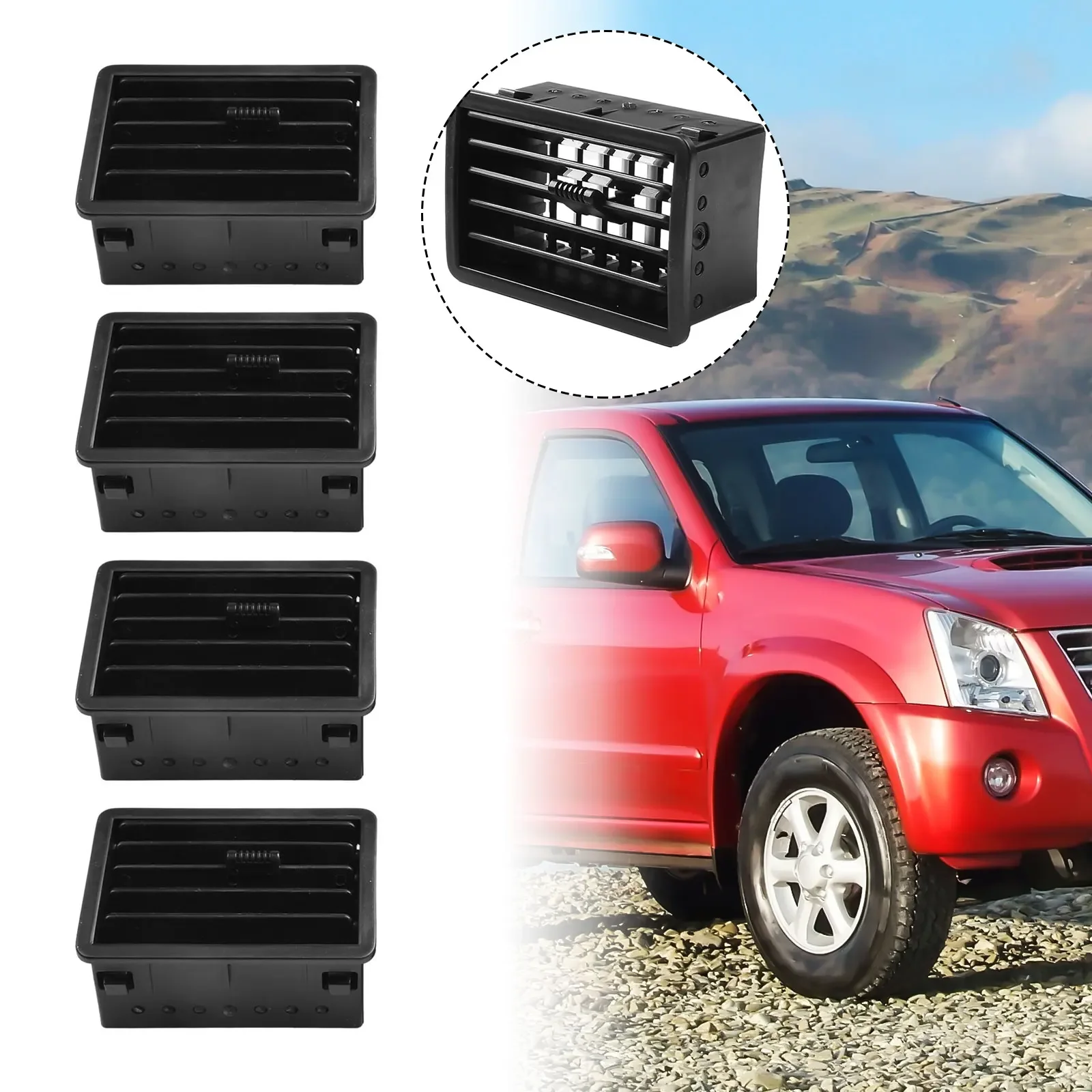 Car Air Vent Ventilator Grille Fits Car Front Dashboard Air Conditioner Outlet For Isuzu For Holden Dragon Eyes TFR Rodeo 97-02