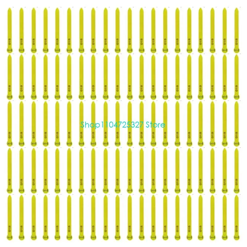 D8KF Numbered Leg Bands for Flocks Management 100 Set Poultry Health Tracks