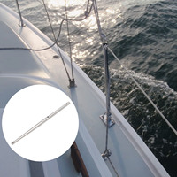 610mm Boat Stanchion Tube 316 Stainless Steel Rustproof Rugged Construction Long Durability for Marine Boat Boat Stanchion Pipe