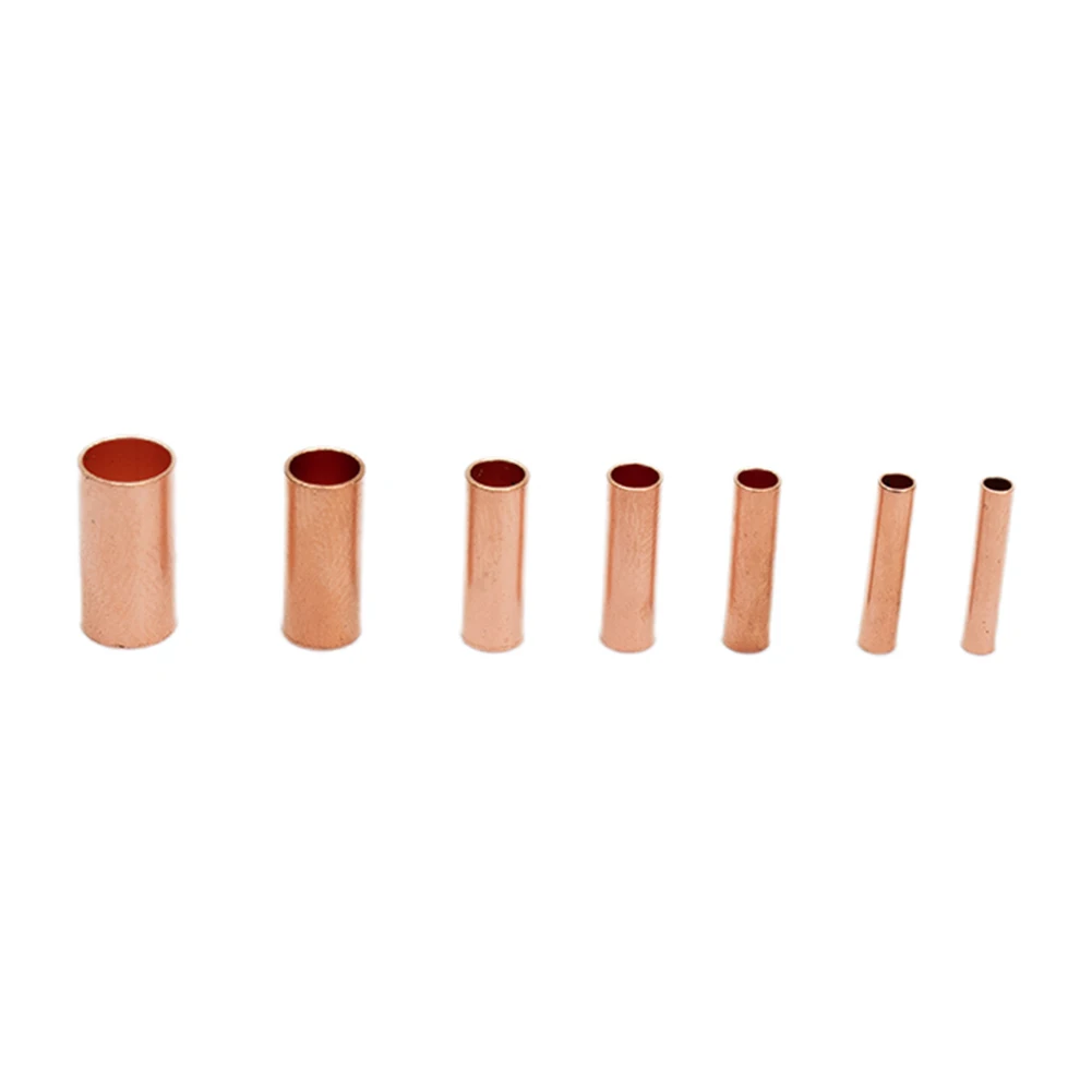 Efficient 250Pcs GT16mm Copper Tube Butt Wire Ferrule Cable Crimp Connectors Terminal Kit for Automotive and Household Use