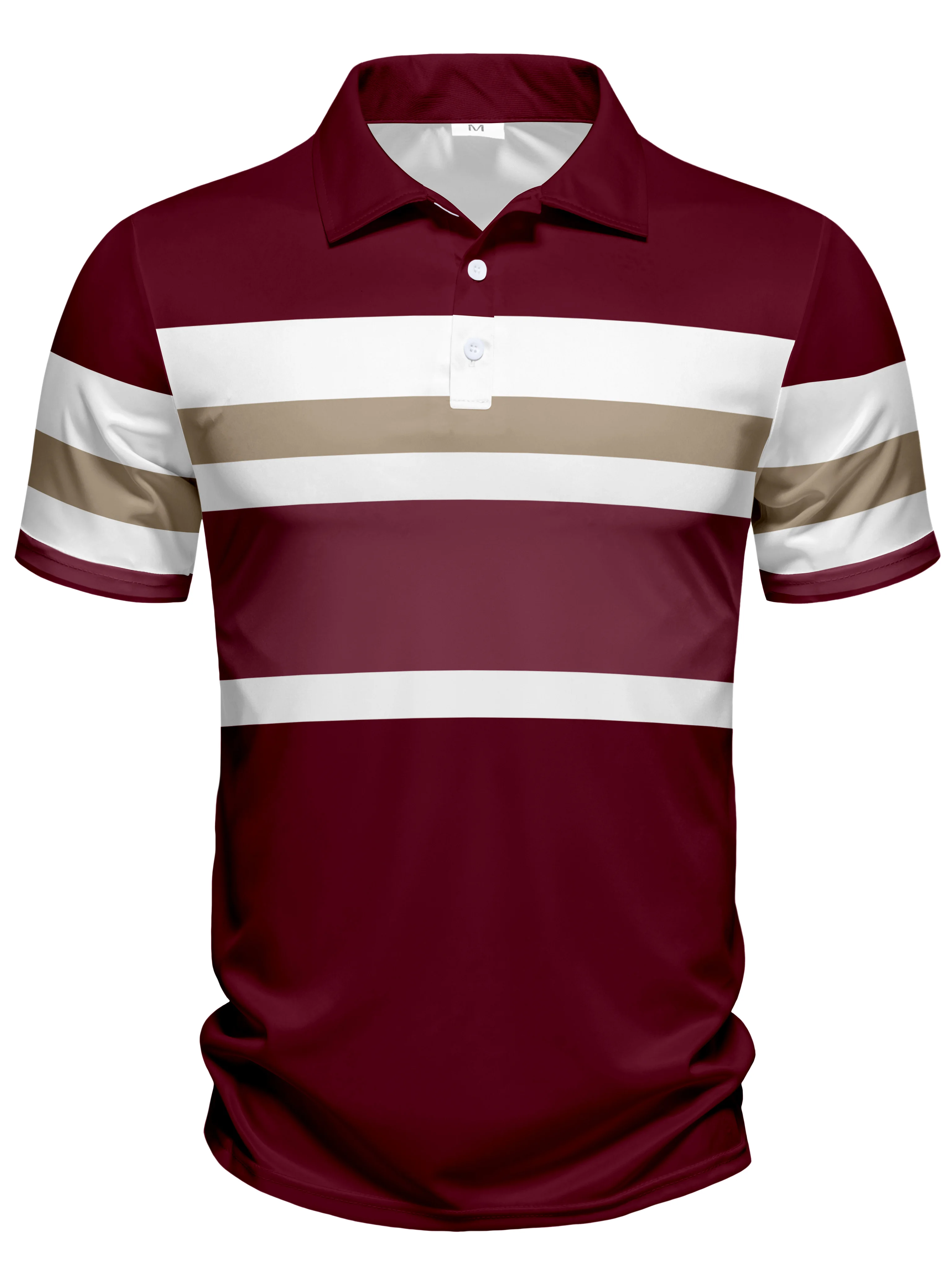 Summer men's fashionable short sleeved polo casual outdoor outing polo personalized printed top recommended machine wash
