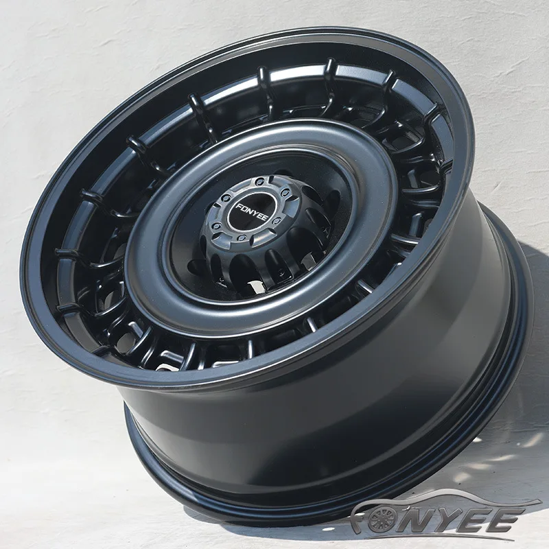 17-Inch car wheel hub off-road modified steel rim suitable for tank 300 domineering BJ40 Haval H9 Pajero wind wing