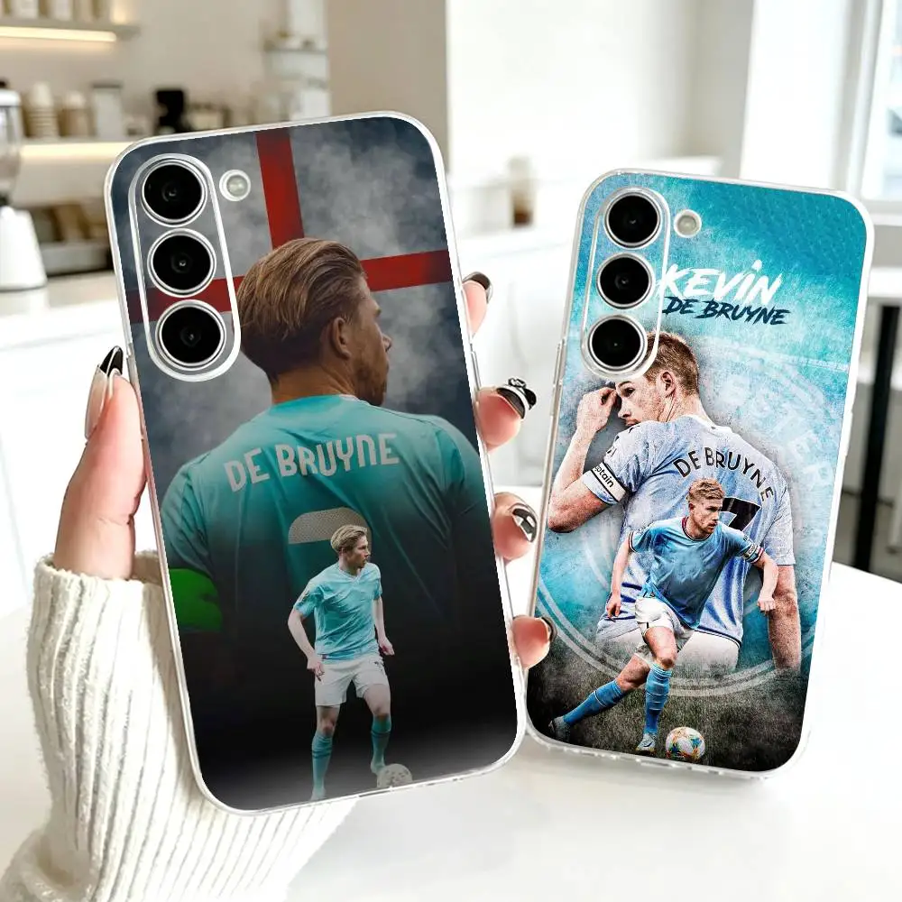 Чехол для телефона F-Football star K-Kevin De Bruyne, прозрачный силиконовый мягкий чехол для SamsungA10,12,20,21S,30,31,40,50,51,52,70,71