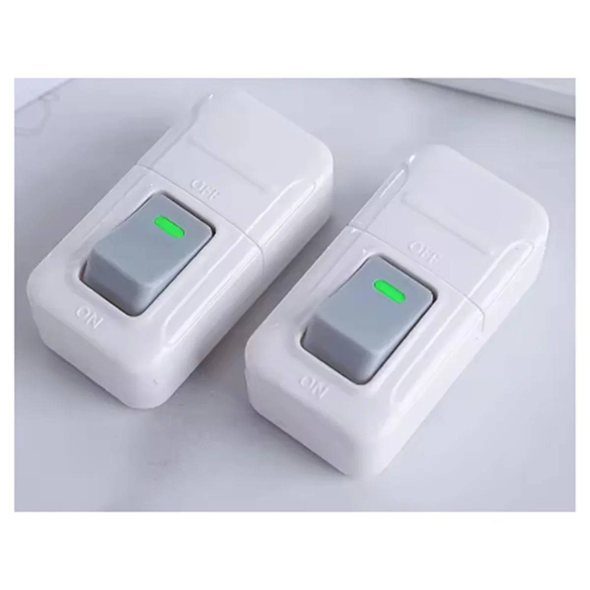 A002 Boat Shape Switch Small Rocker Button Wiring Switch White Hand Pinch Bedside Small Appliance Push Button White Switch
