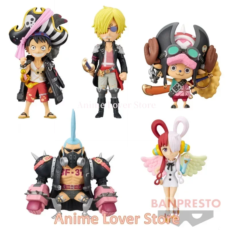 Bandai Banpresto Original One Piece WCF FILM RED VO.1 VO.2 VO.3 Luffy Nami Shanks Uta Anime Action Figures Toys for Kids Gift