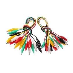 5pcs Line length 30cm Crocodile clip number 35mm 28mm Double-ended Crocodile Clips Cable Alligator Clips Wire Testing Wire Clip