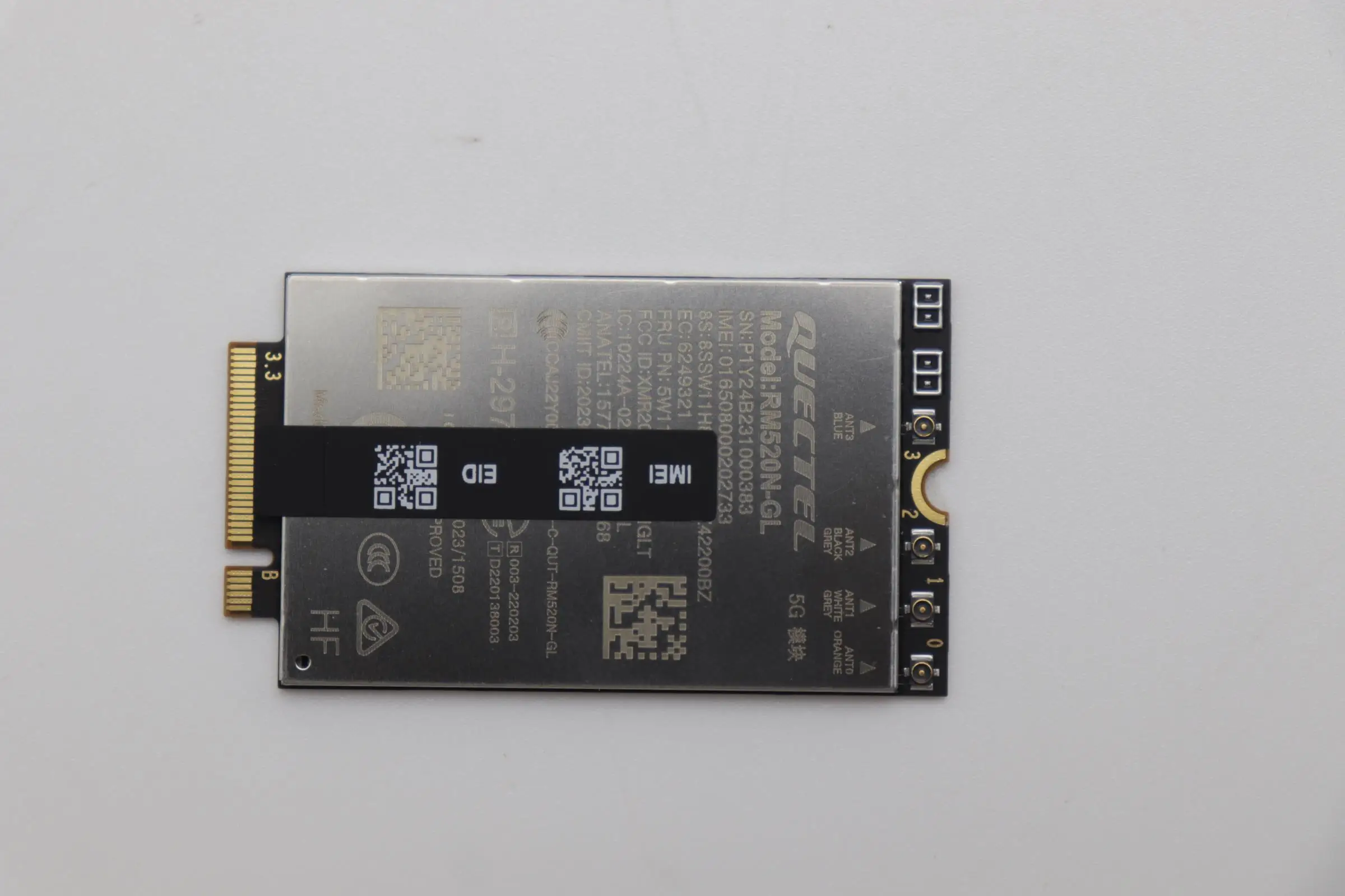 

QCT RM520N-GL 5G Sub6GHz Module WWAN Card For Thinkpad X1 Carbon 12th 13th T14 P14s Gen5 Gen6 Laptop 5W11H85458