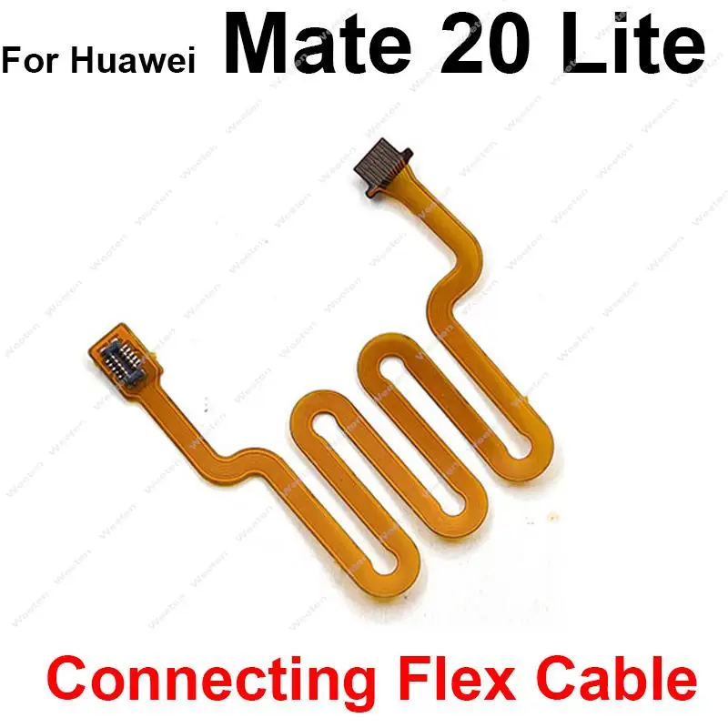 Home Retrun Button Sensor Touch ID Flex Cable For Huawei Mate 20 Mate 20 Lite Fingerprint Ring Extend Connecting Flex Ribbon