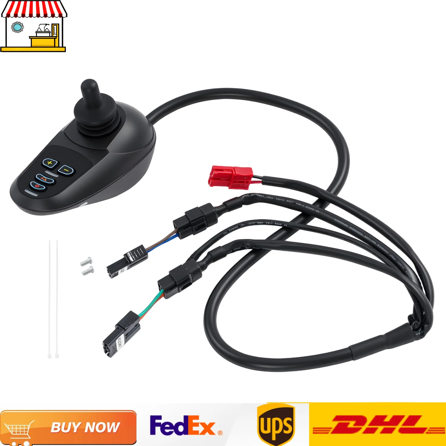 

Joystick Controller Keypad| ML2P+ Adapter Cable Electric Connection Wheelchair Controller| 50A DC24V