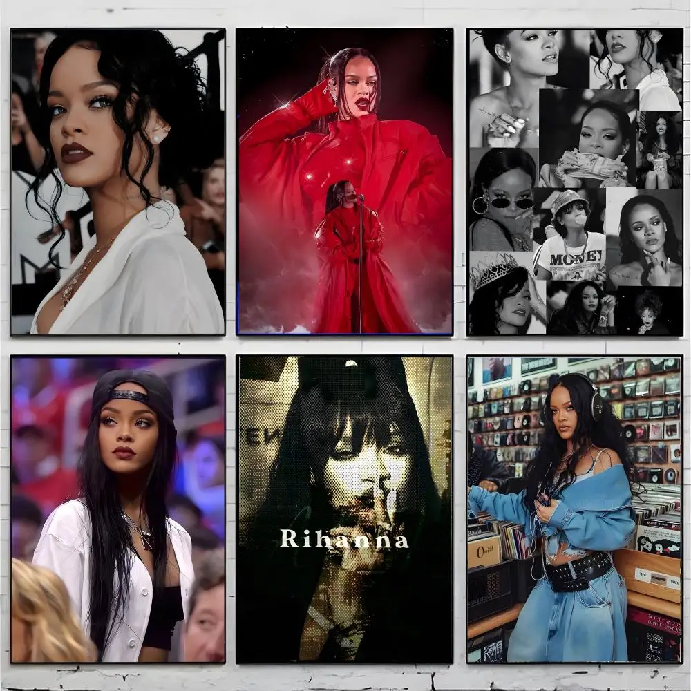 pop singer R-Rihanna Poster Premium Decor Art & Gift for Household Lounge Home Ornaments