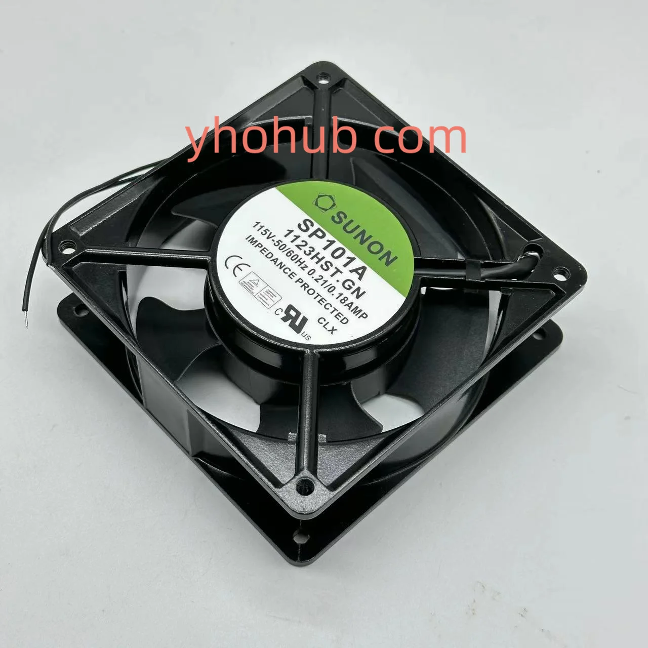 

SUNON SP101A 1123HST.GN AC 115V 0.09A 120x120x38mm 2-Wire Server Cooling Fan