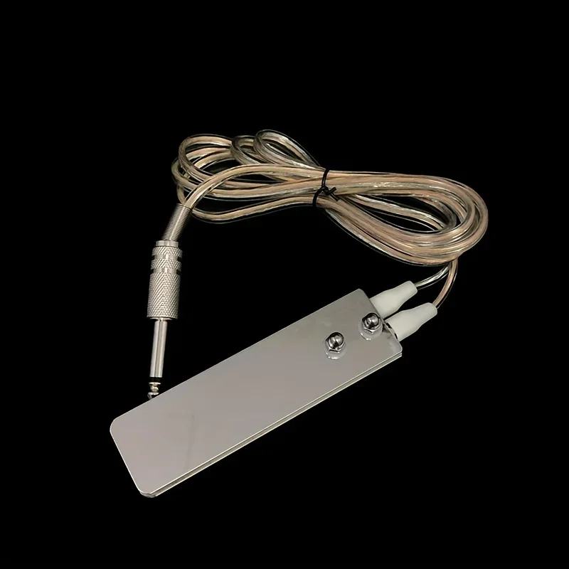 1 قطعة ، مفتاح دواسة القدم الوشم ، دواسة صغيرة مسطحة من الفولاذ المقاوم للصدأ ، آلة مفتاح طاقة الوشم المعدني مجموعات الوشم لوازم الوشم #5