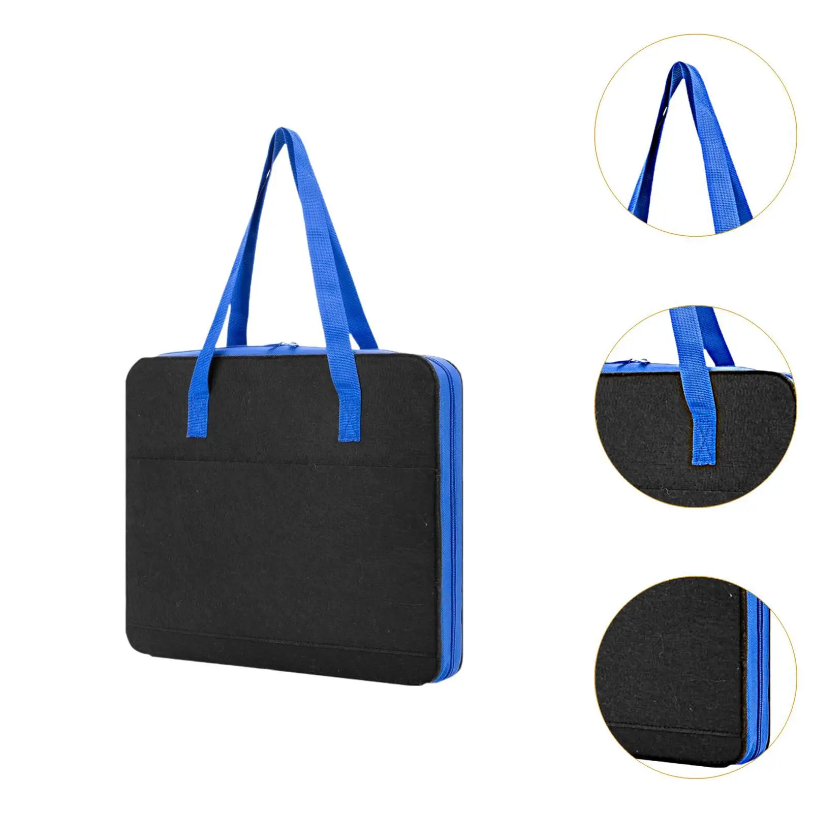 Portable Toy Car Storage Tote Felt Organizer Case with 52 Slots for Miniature Cars Collection Travel Display Holder